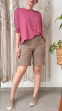 Bermuda Duda - Moletinho Jeans