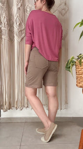 Bermuda Duda - Moletinho Jeans