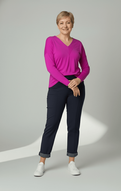 Blusa Mirela ÚLTIMAS PEÇAS - Malha Flame