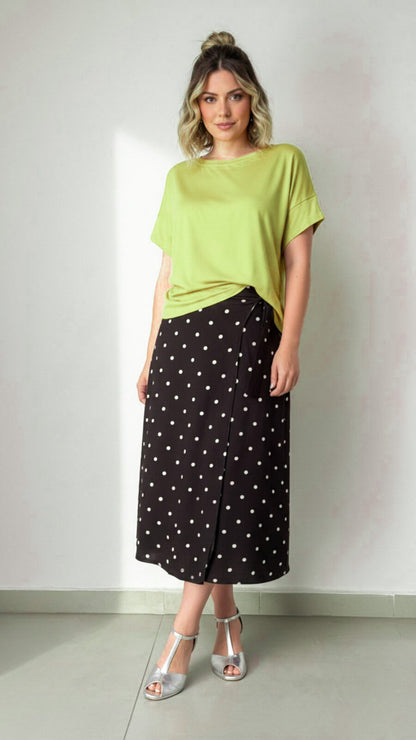 Blusa Quadradinha - Malha Crepe