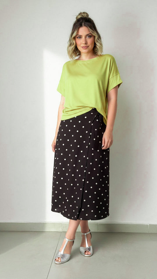 Blusa Quadradinha - Malha Crepe