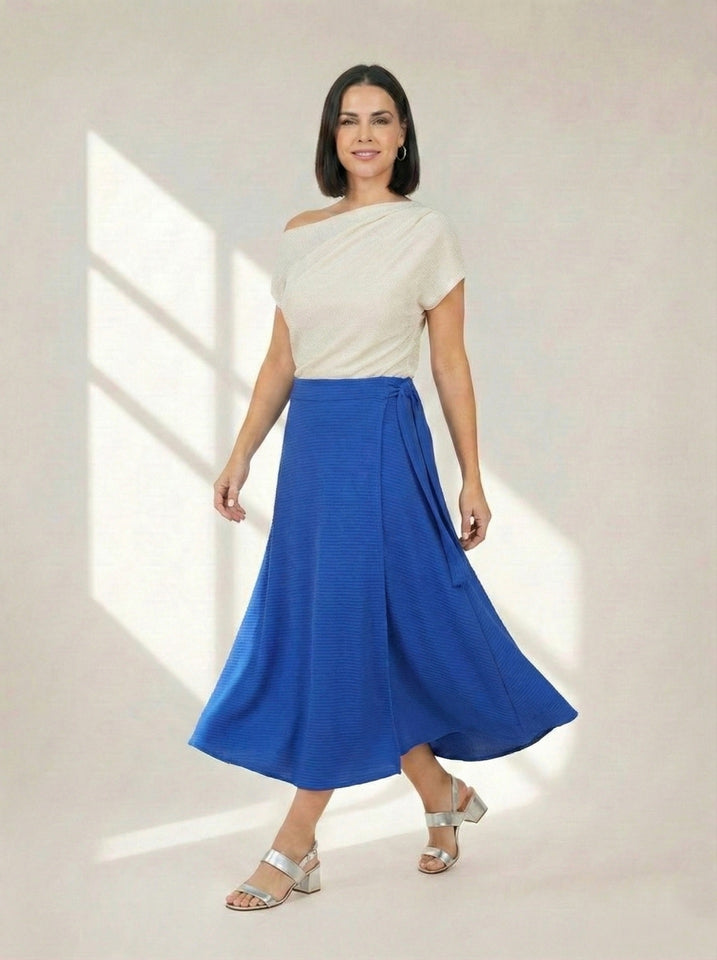 Saia Serena - Malha Texturizada