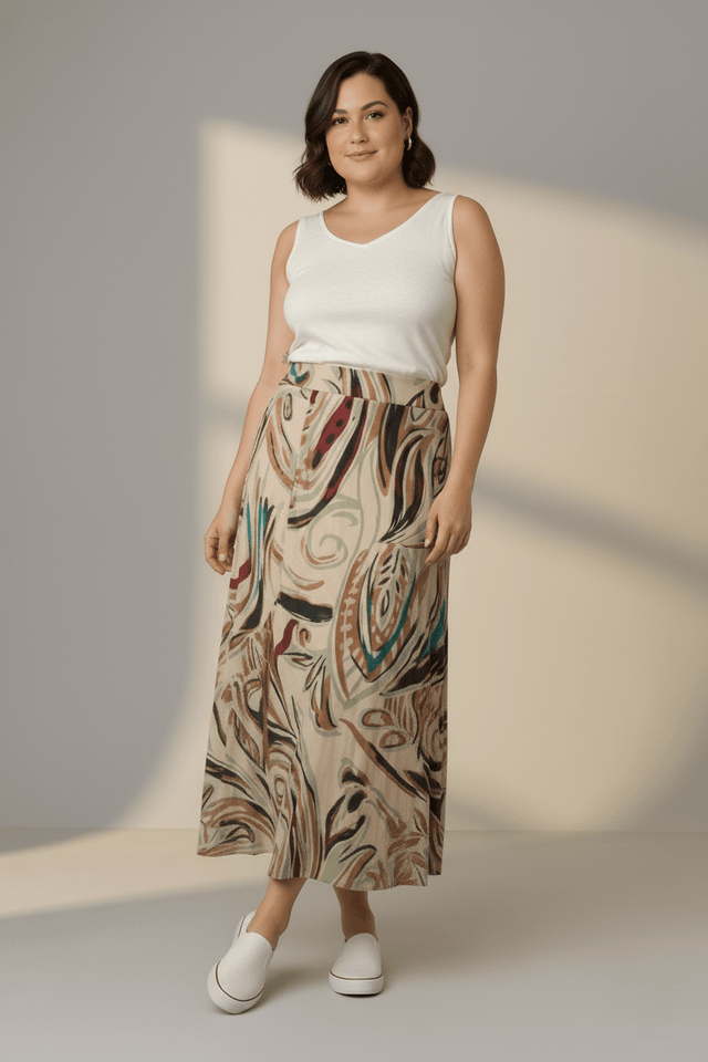 Saia Barbara - Malha Viscolycra