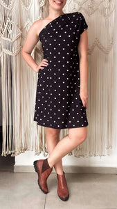 Vestido Chloe Poá - Malha Viscolycra