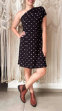 Vestido Chloe Poá - Malha Viscolycra
