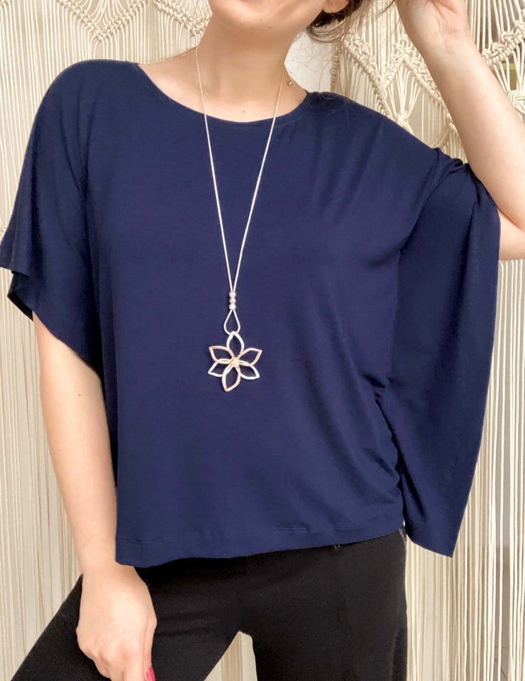 Colar Flor Metal